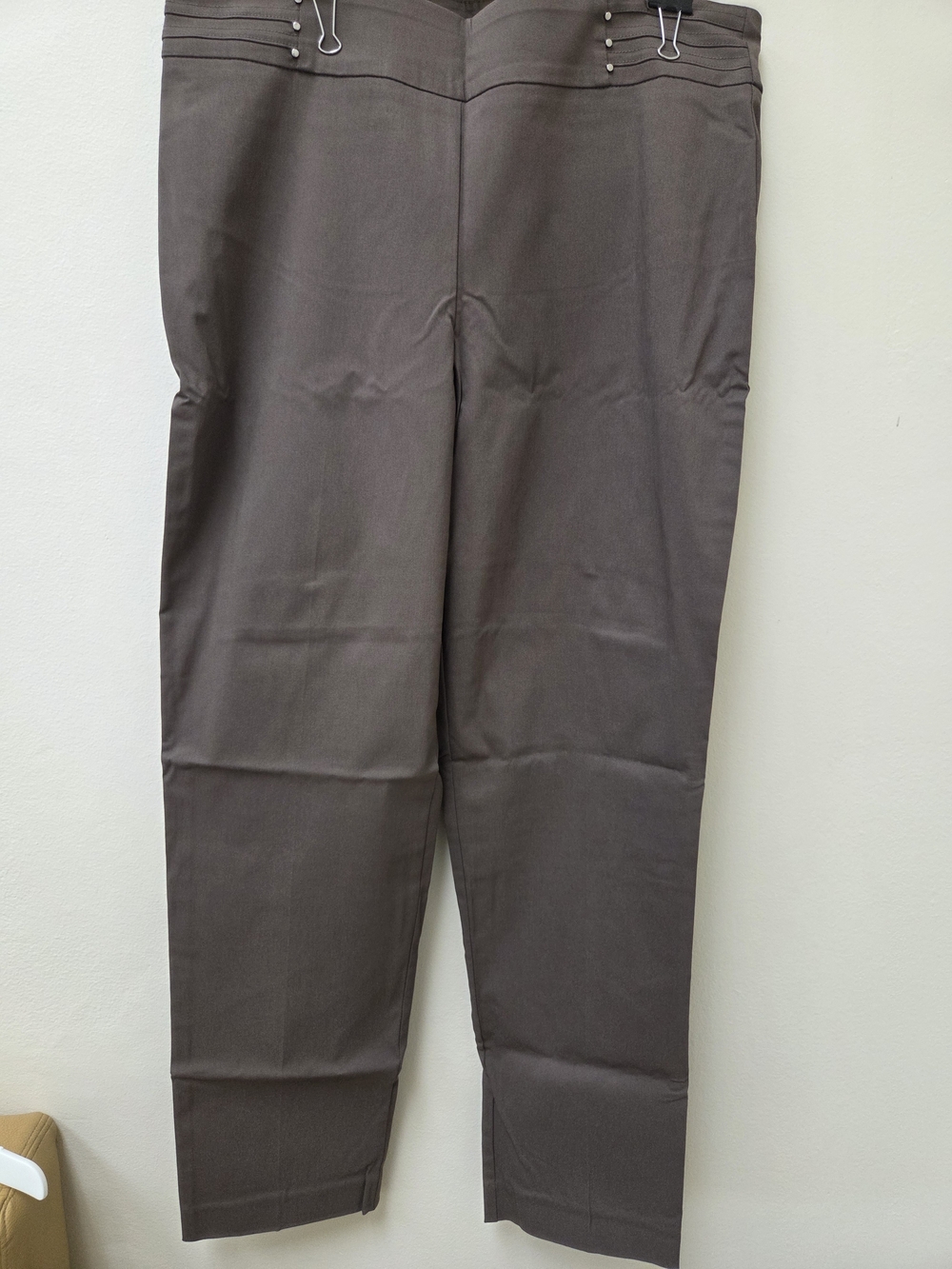 NEW Jessica McClintock Straight Leg  Pants -  Clay Brown
